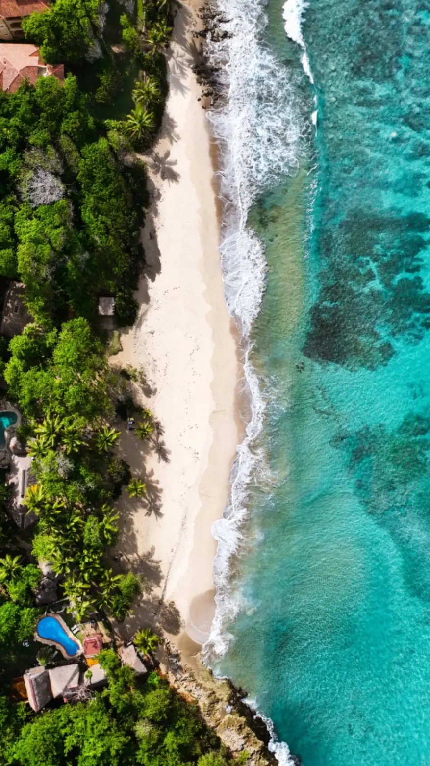 Casa Estrellas Mirabal coastline